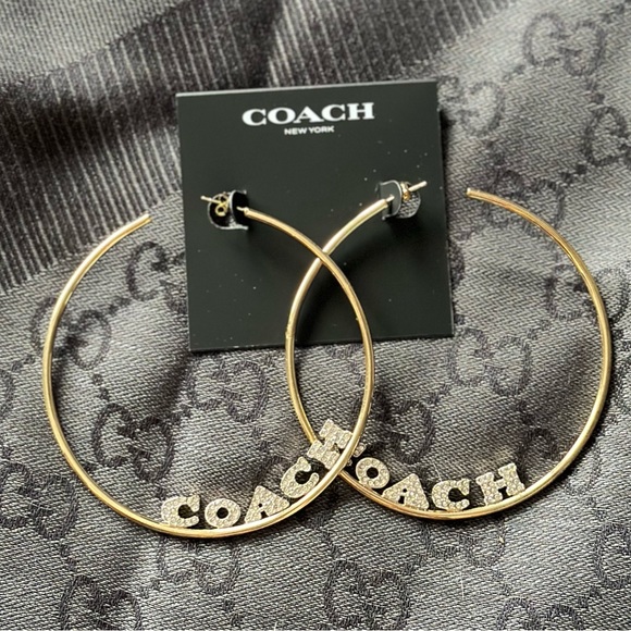 Coach Hoop Earrings - Picture 6 of 6